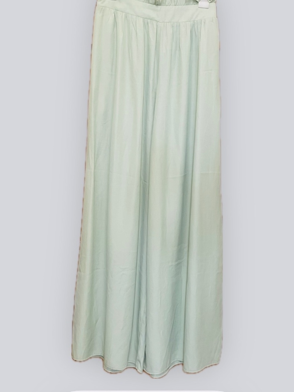 Pastel Green Ruffle Waist Pant